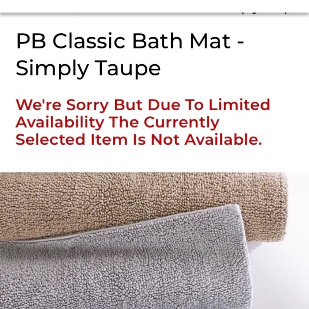 Pottery Barn Classic Loop Bath Mat